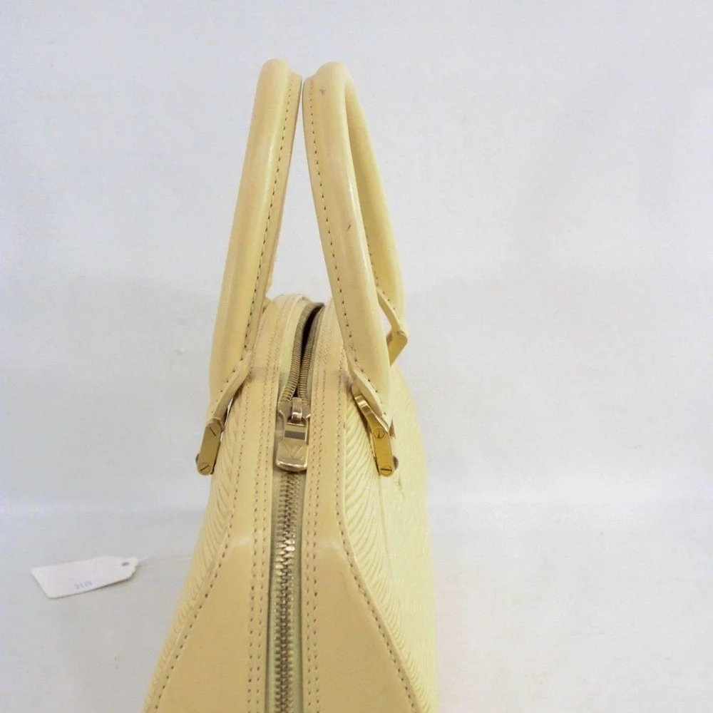 Louis Vuitton Cream Leather Satchel